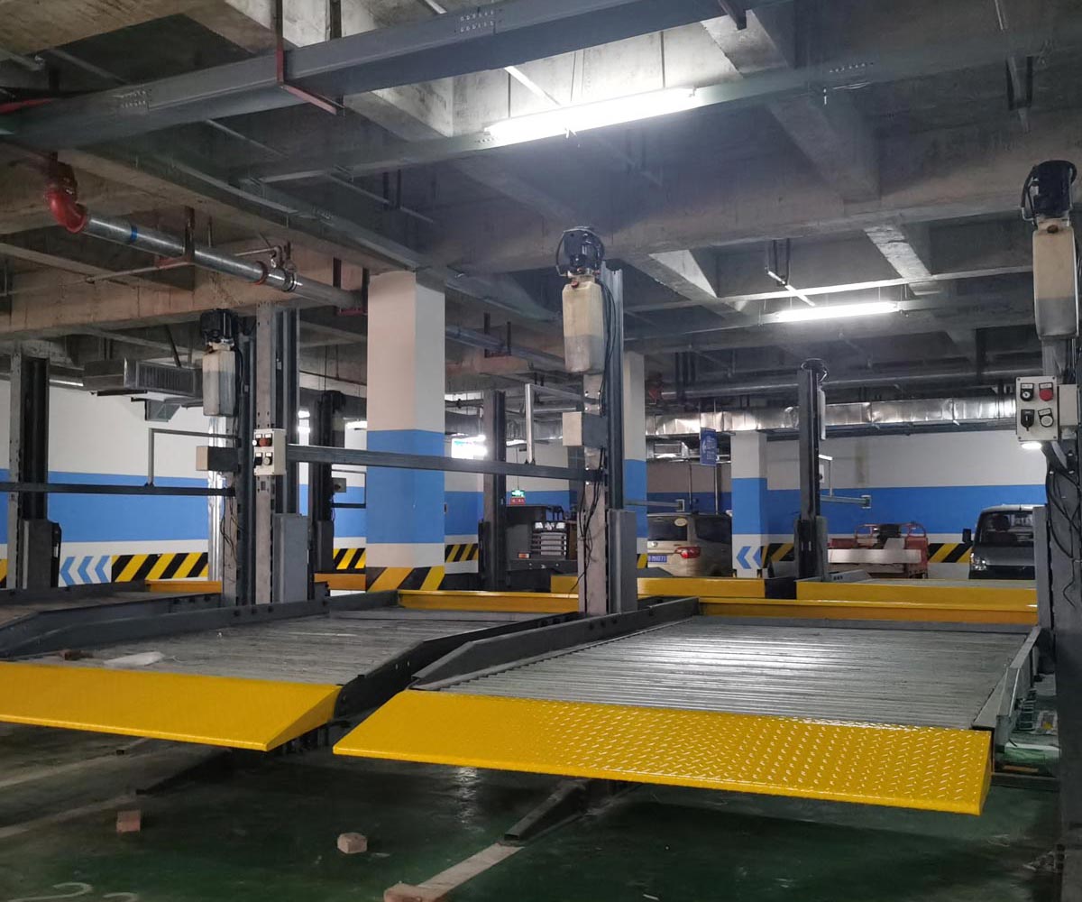广安四柱简易式机械停车库回收