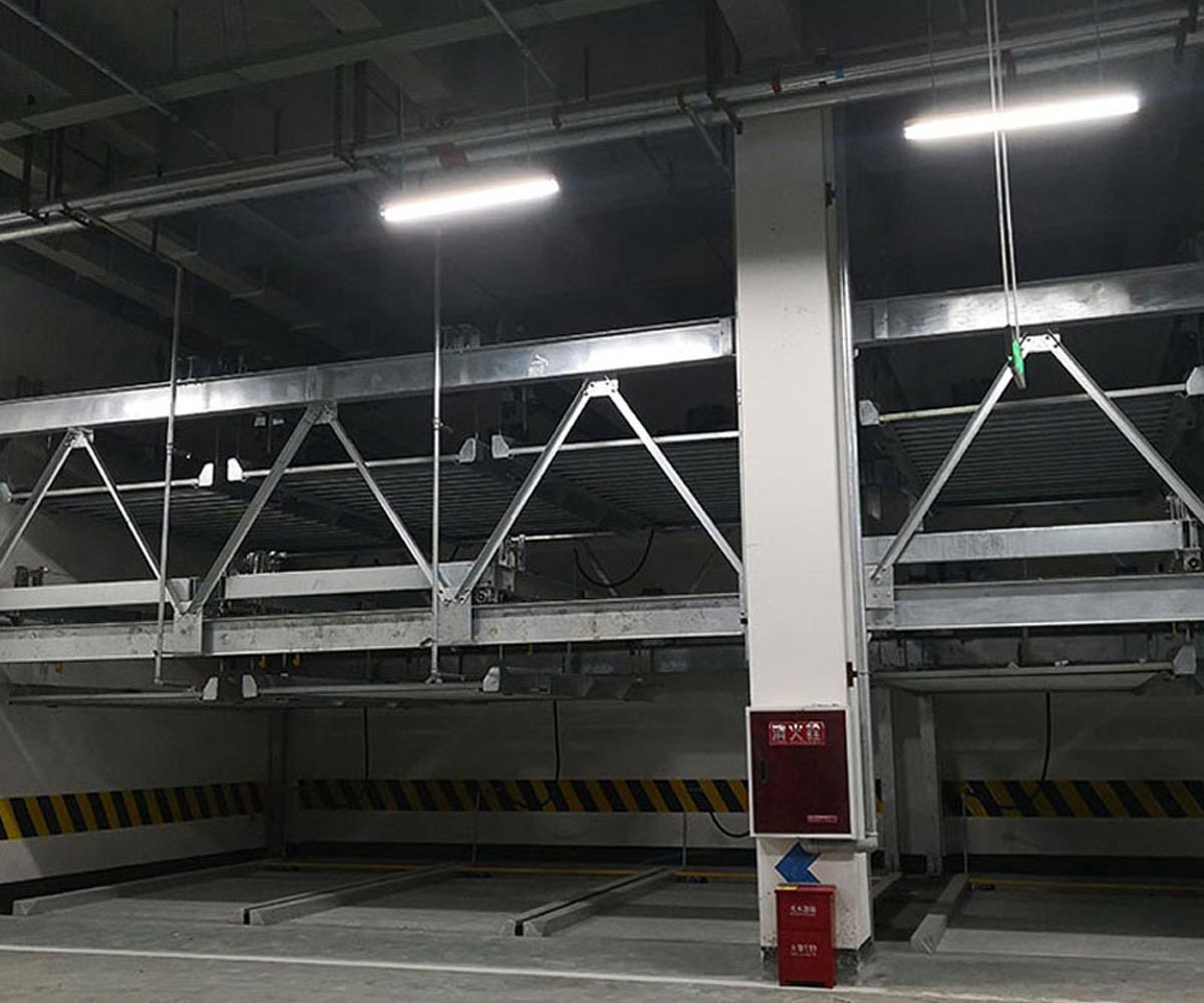 临湘两柱立体停车设备改造