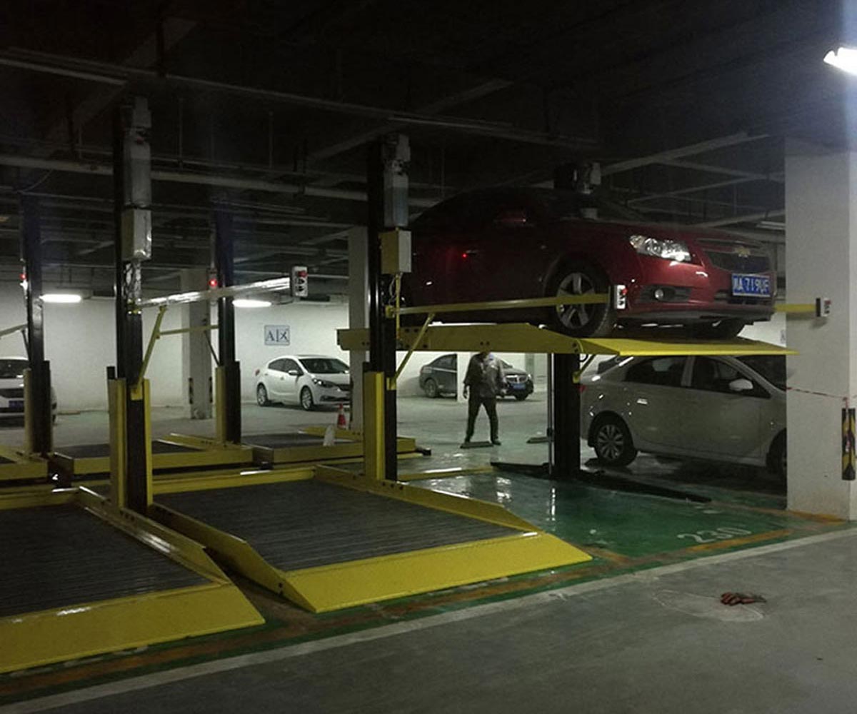 桑植几种常见的立体停车设备
