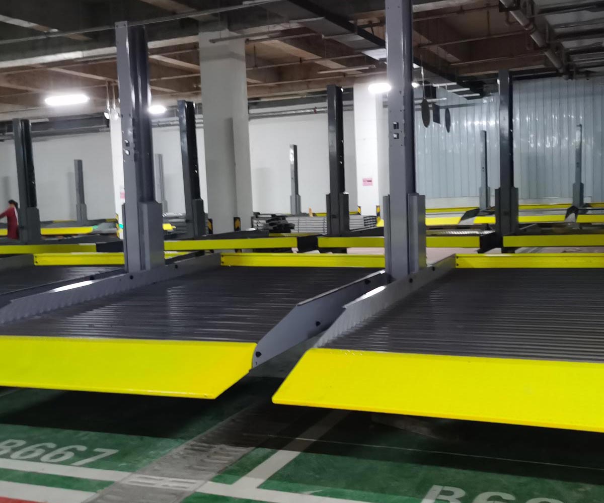 雅江地下室地坑式简易升降类停车设备两层立体停车库