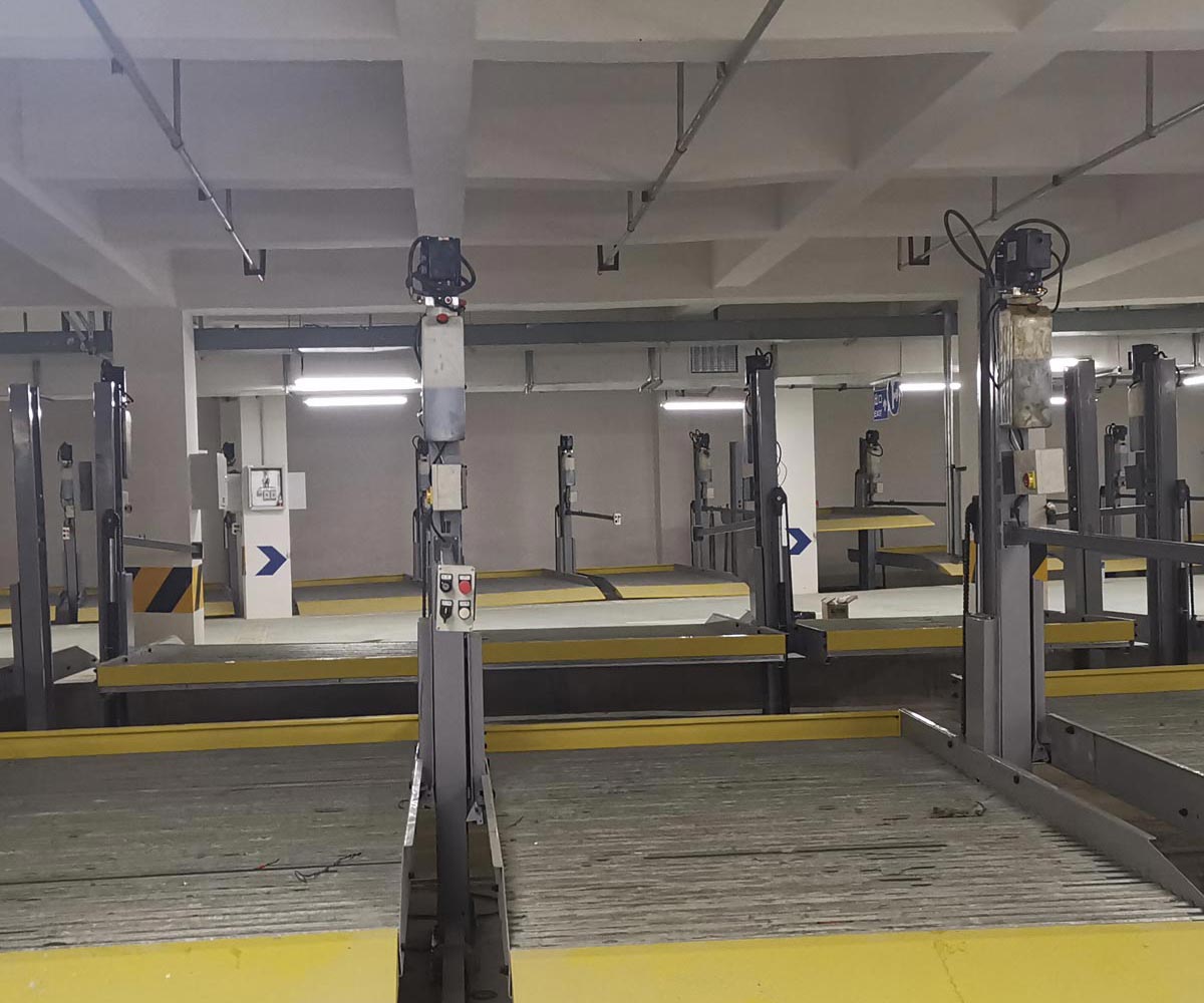 德格机械立体停车库是一个独立的非独立空间