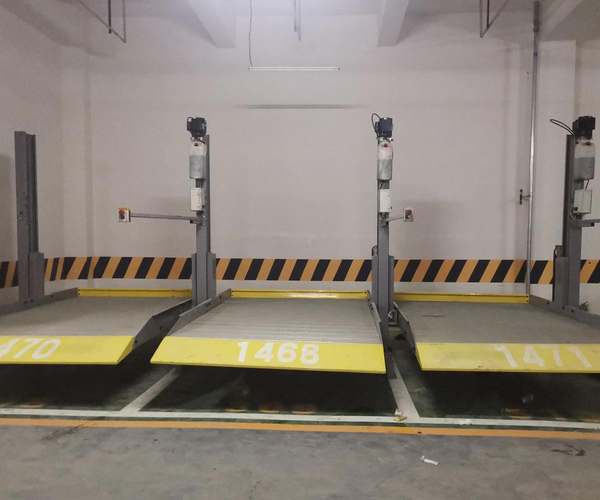 崇州二层简易升降机械式停车设备
