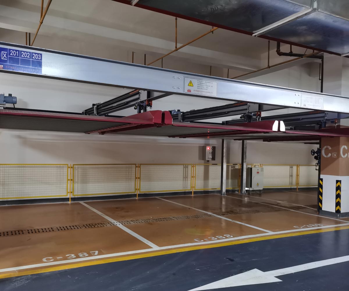 广安2层简易升降类机械式停车设备