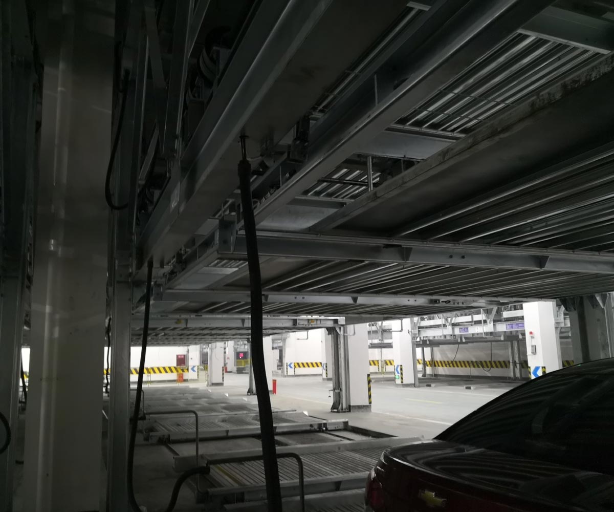 PSH5-D1五层带一层地坑升降横移立体车库